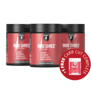 3 Bottles of Inno Shred   1 FREE Carb Cut Complete