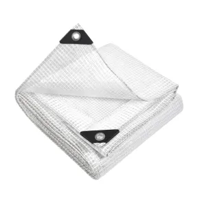 5Mx6M Tarpaulin Heavy Duty Cover 135Gsm Clear