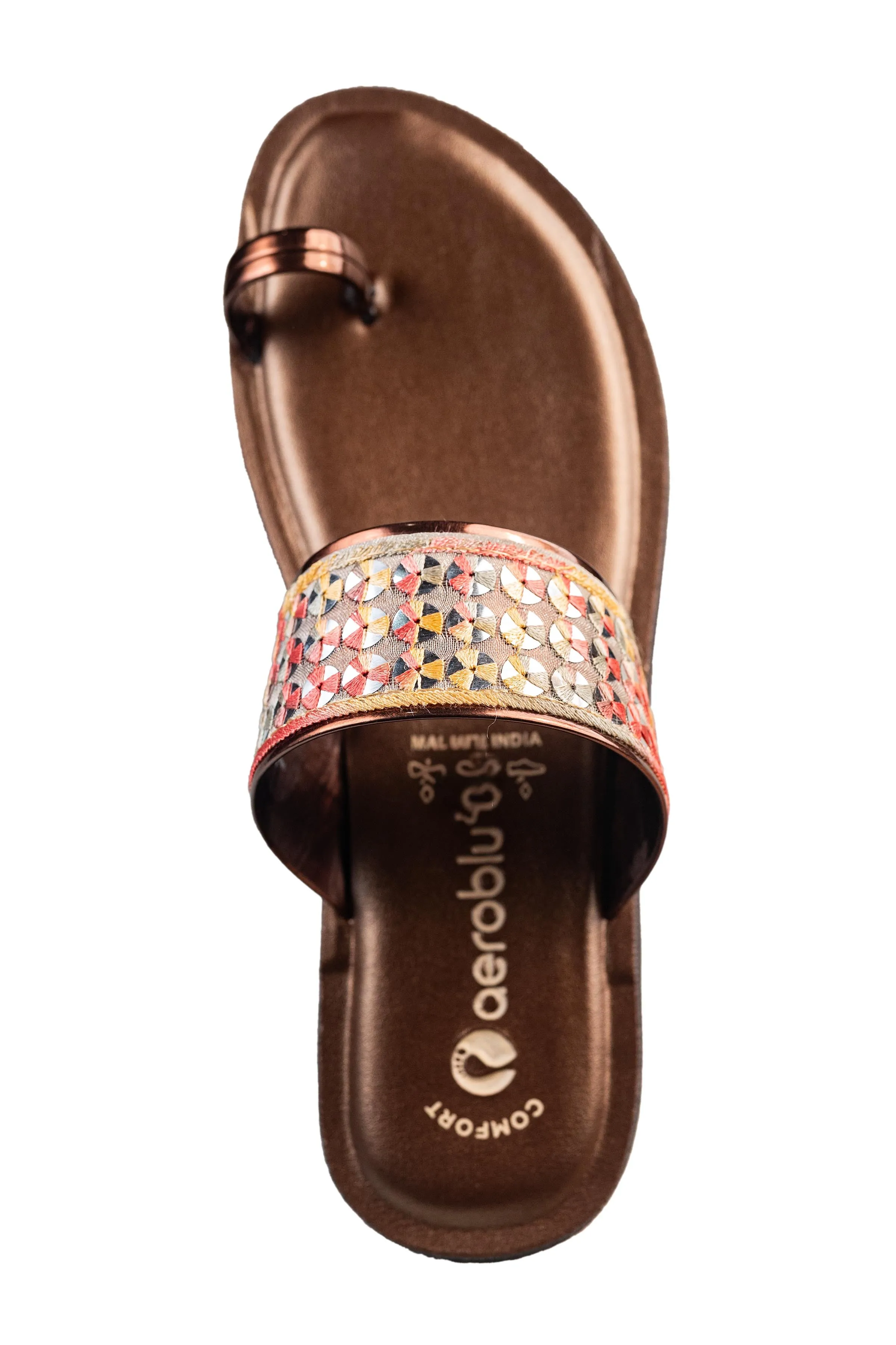 Aeroblu Ladies Copper Chappal PU (Cs Pu C 061 V)