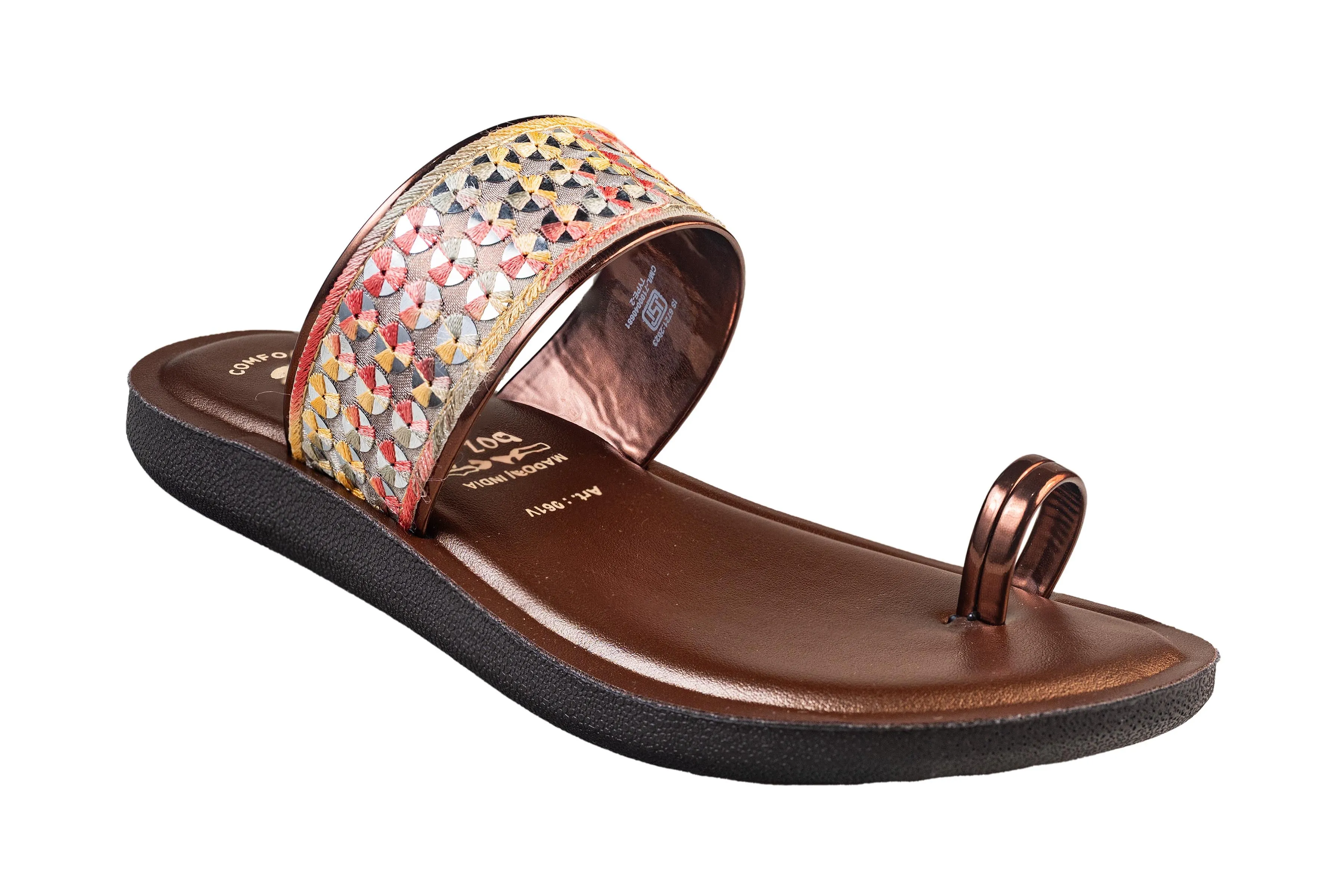 Aeroblu Ladies Copper Chappal PU (Cs Pu C 061 V)