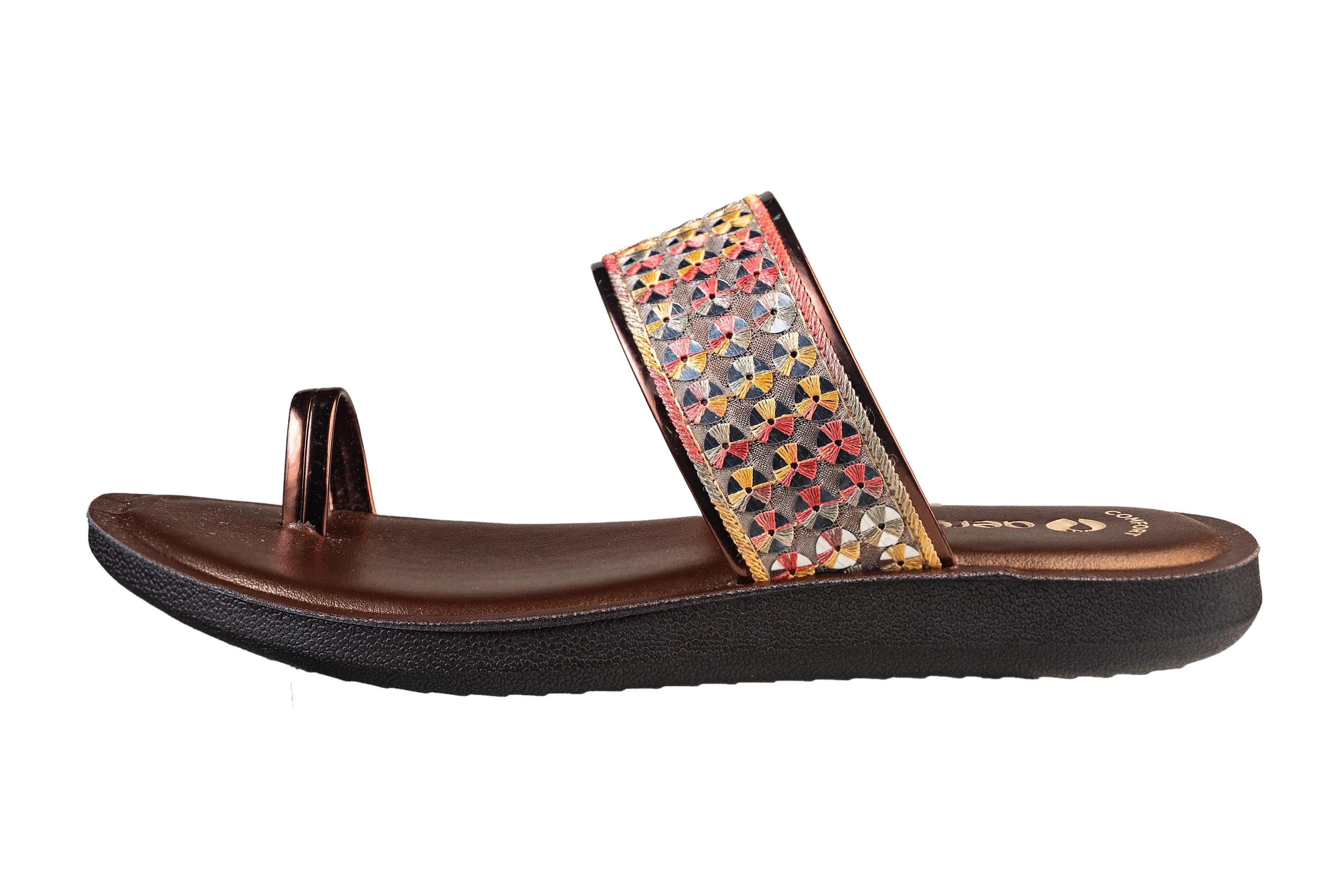 Aeroblu Ladies Copper Chappal PU (Cs Pu C 061 V)
