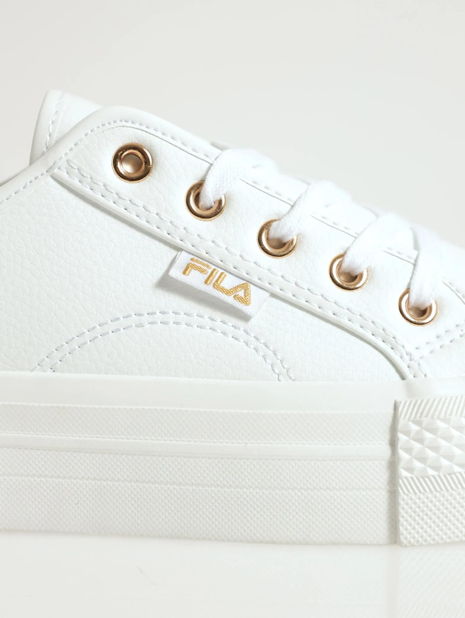 Alessia Platform Lace Up Sneaker - White