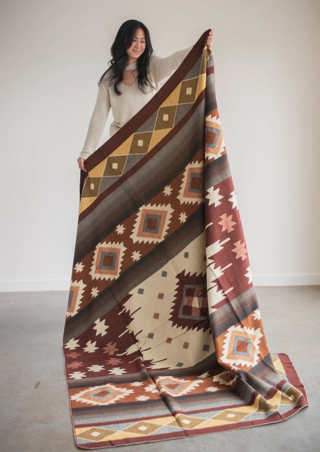 Alpaca Blanket Brown