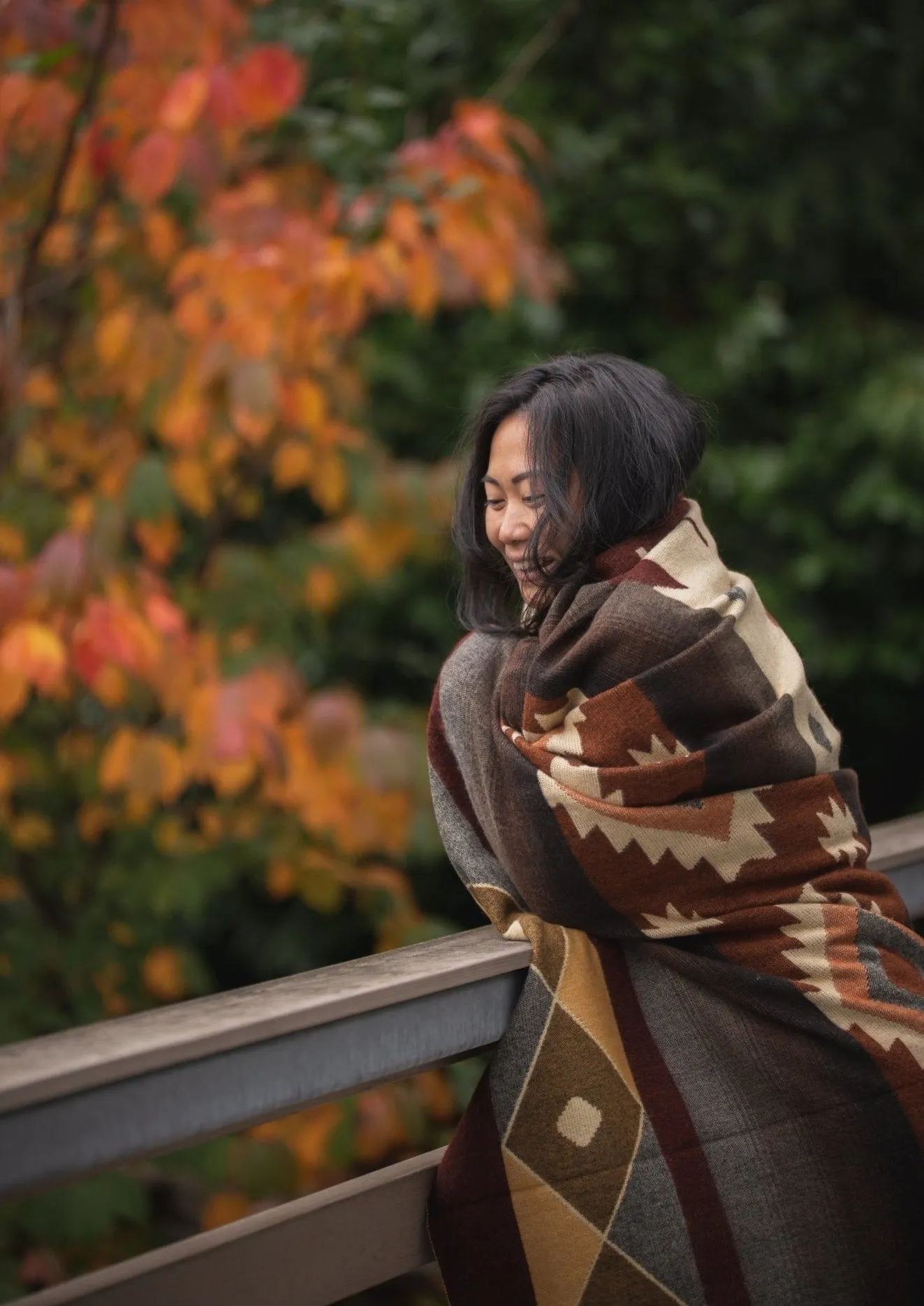 Alpaca Blanket Brown