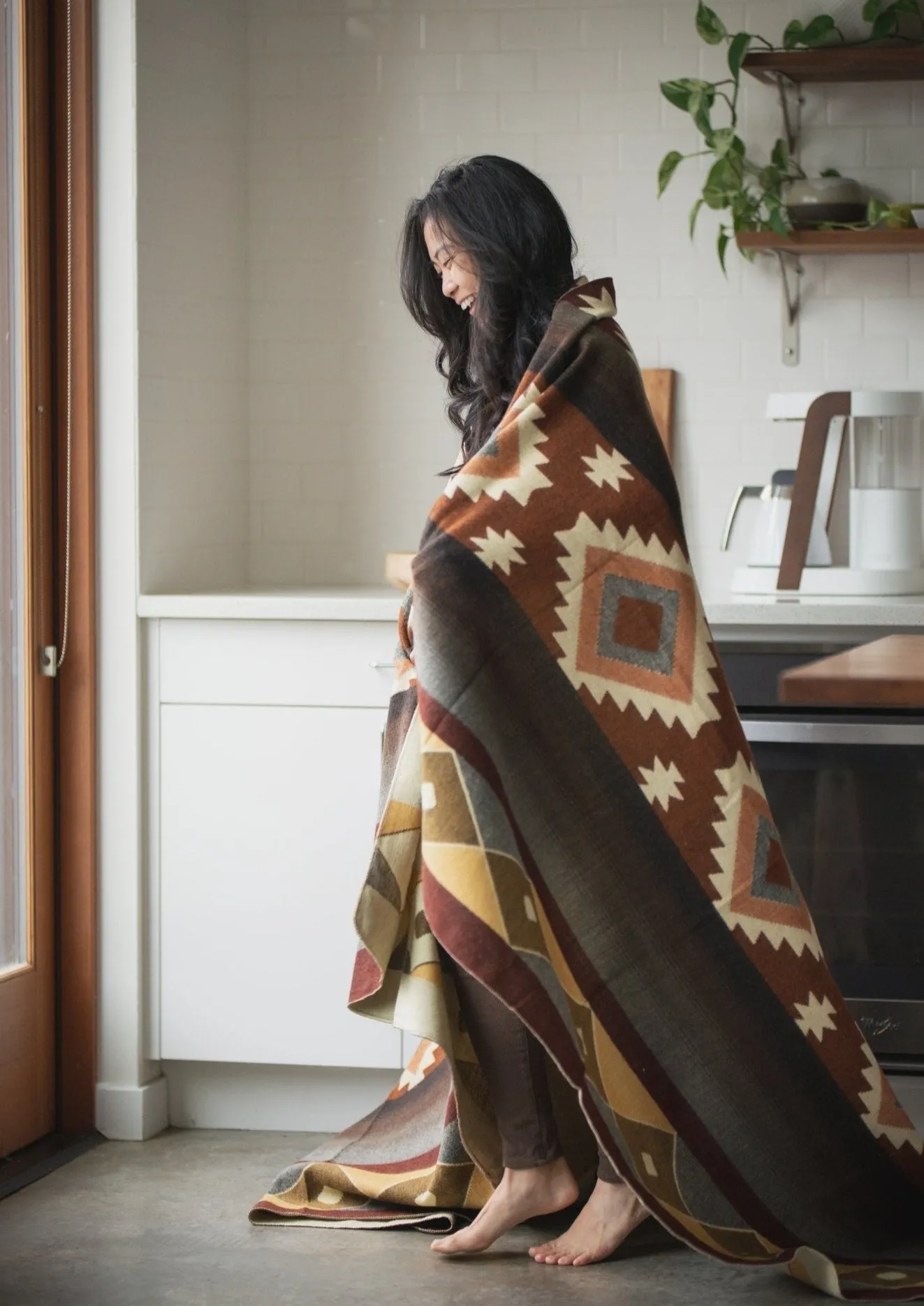 Alpaca Blanket Brown