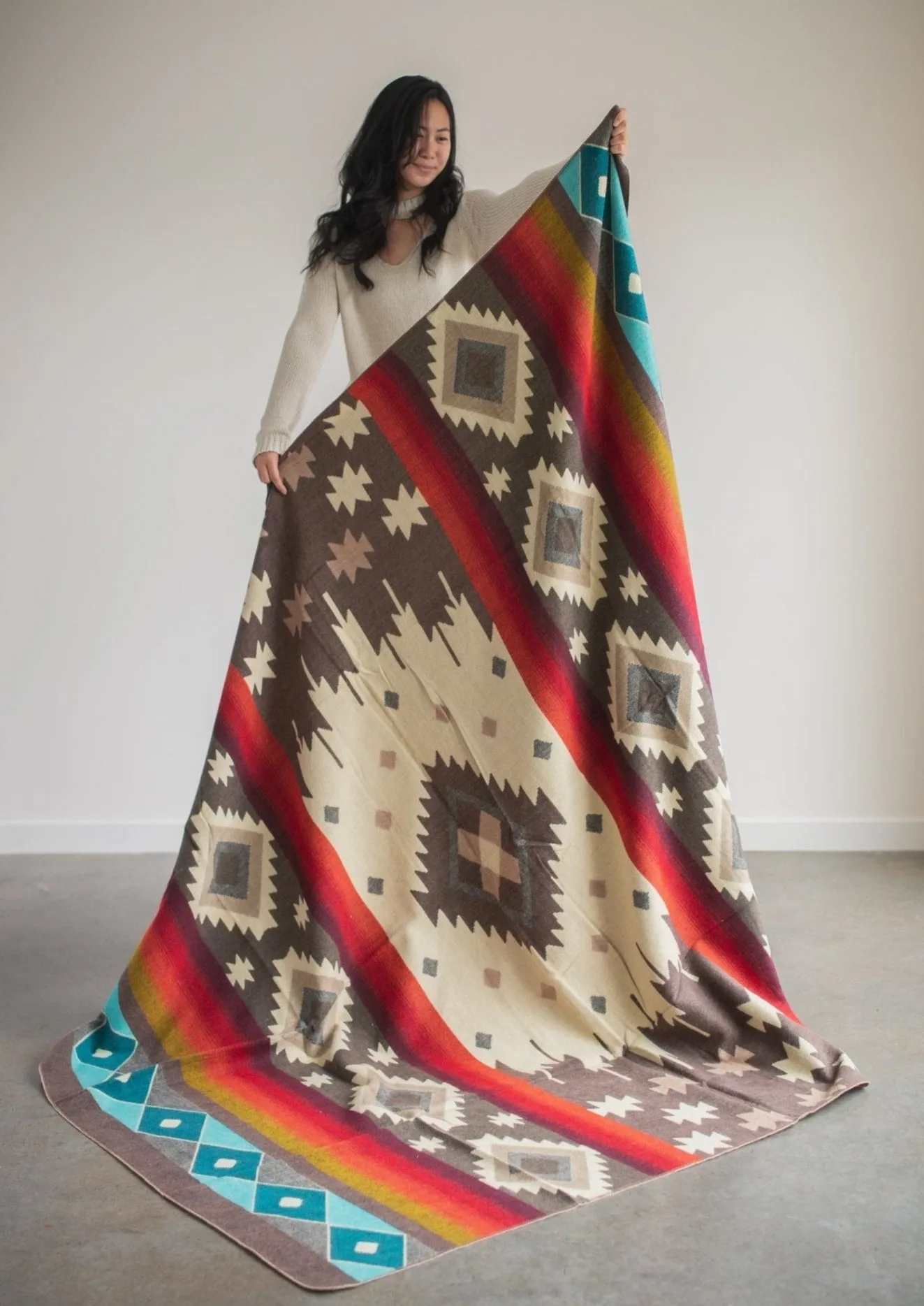 Alpaca Blanket Red