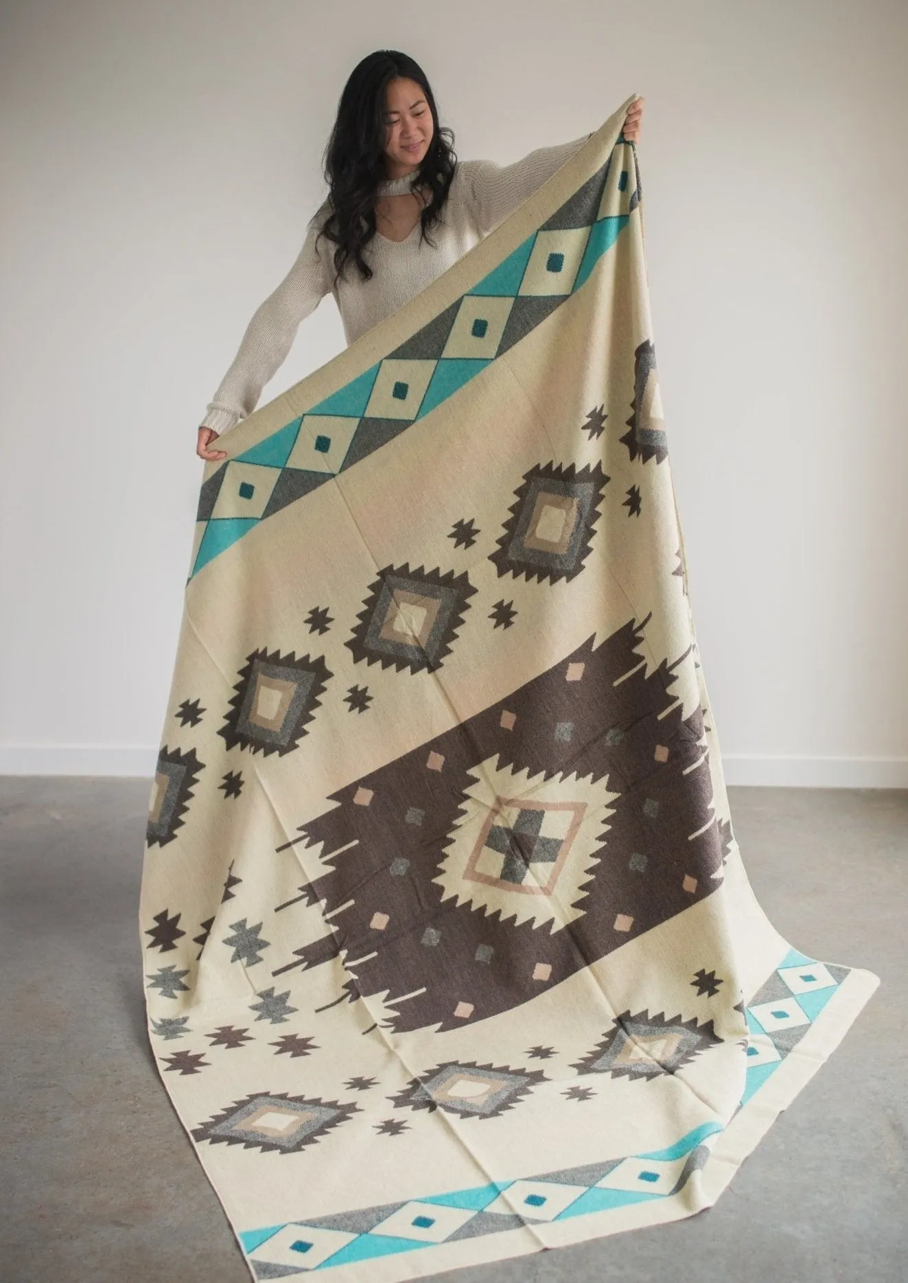 Alpaca Blanket Red