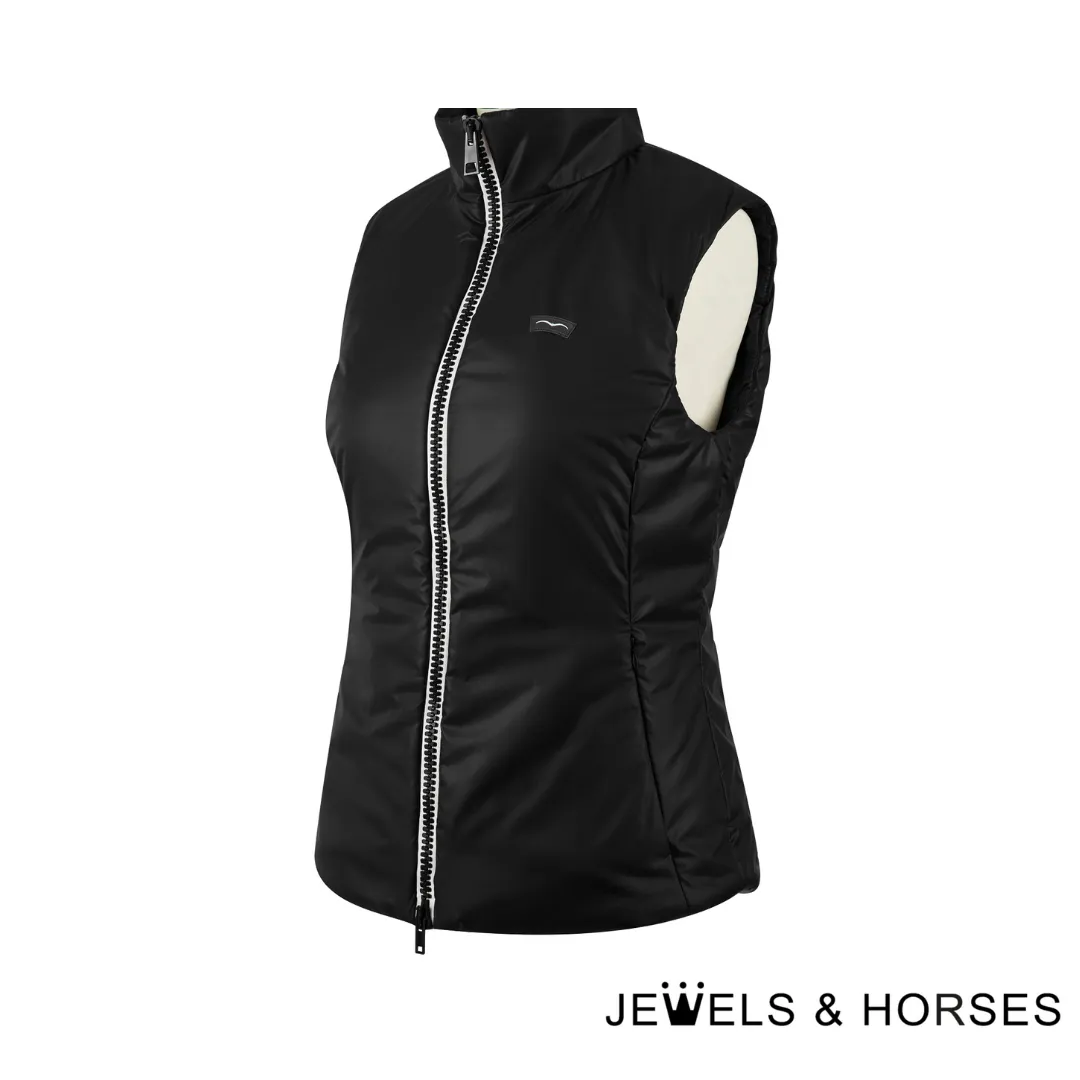 Animo Lacey Women's Padded Body Warmer - Nero