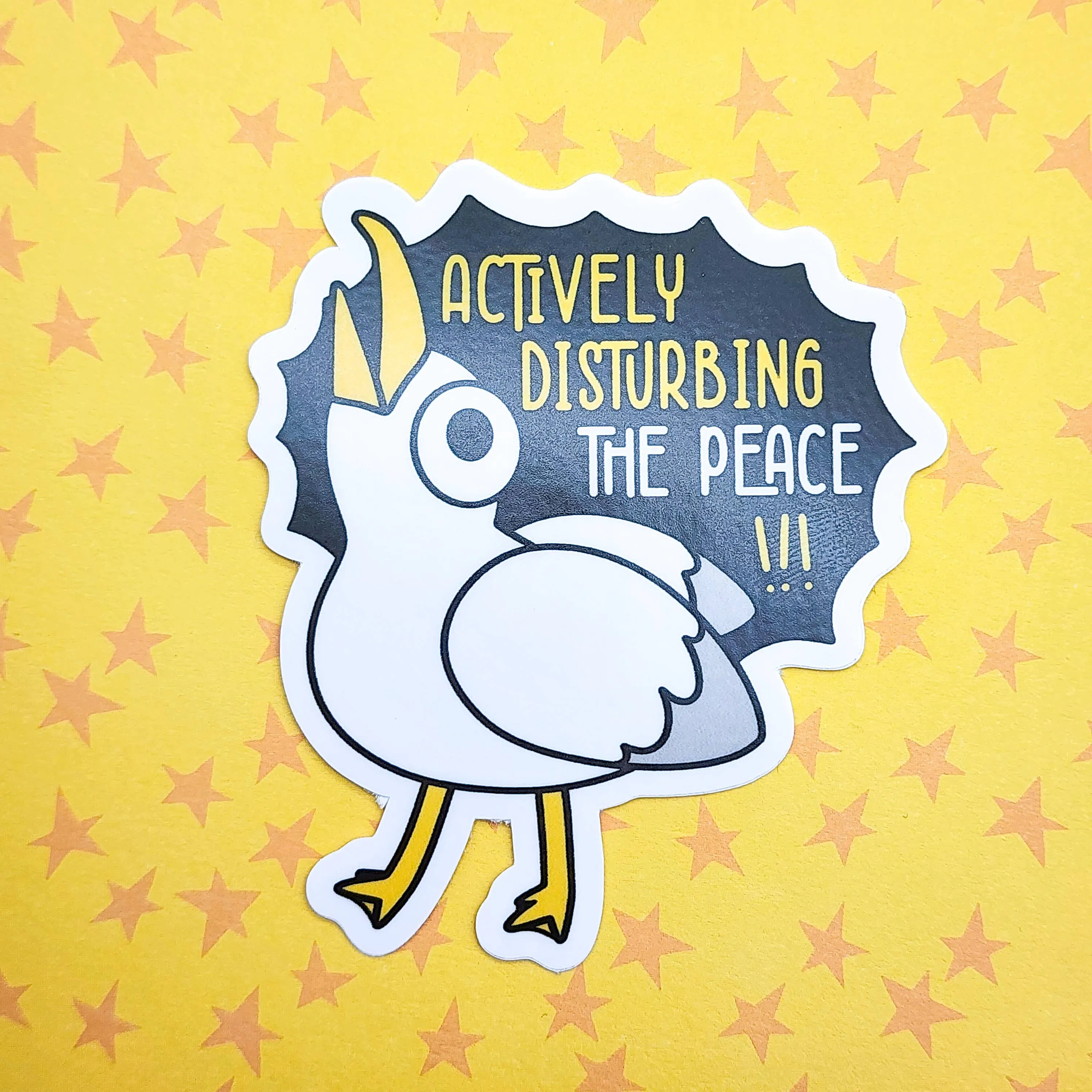 Annoying Seagull Vinyl Sticker