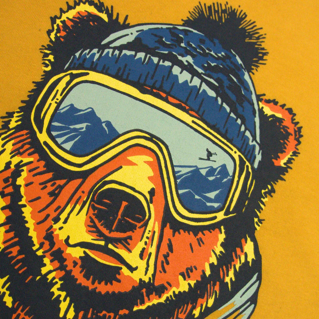 Appaman Boys Long Sleeve Graphic Tee - Ski Bear