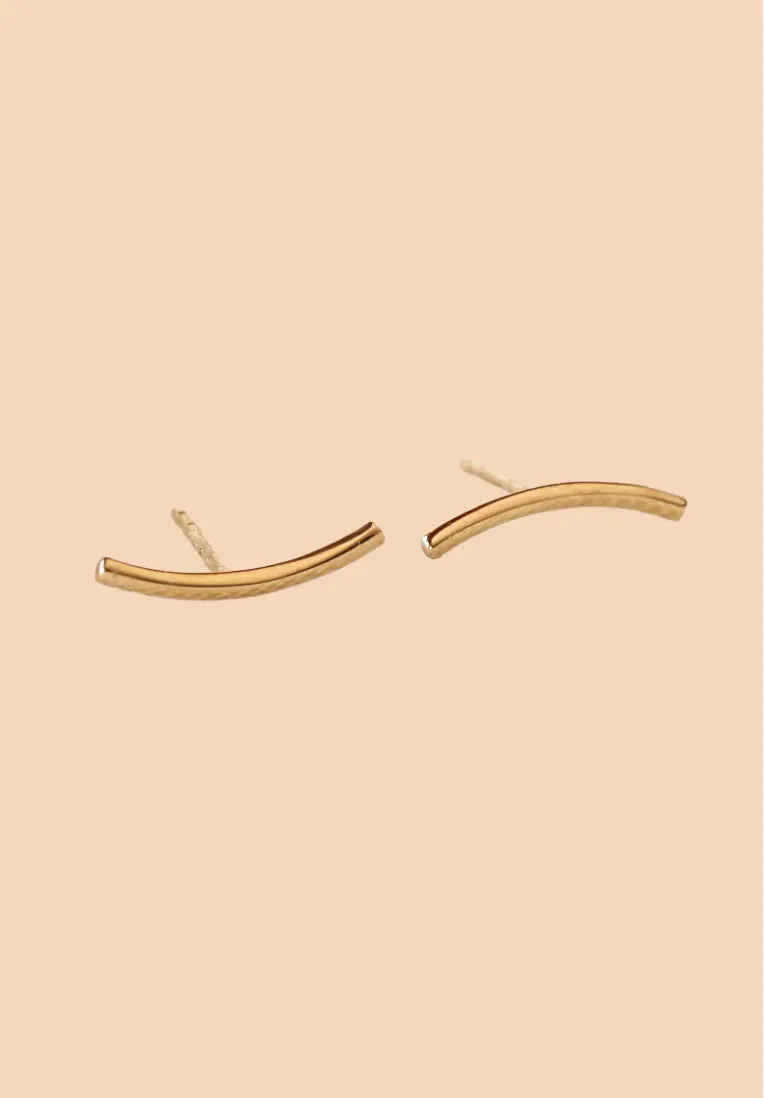 ARCH EARRINGS-GOLD
