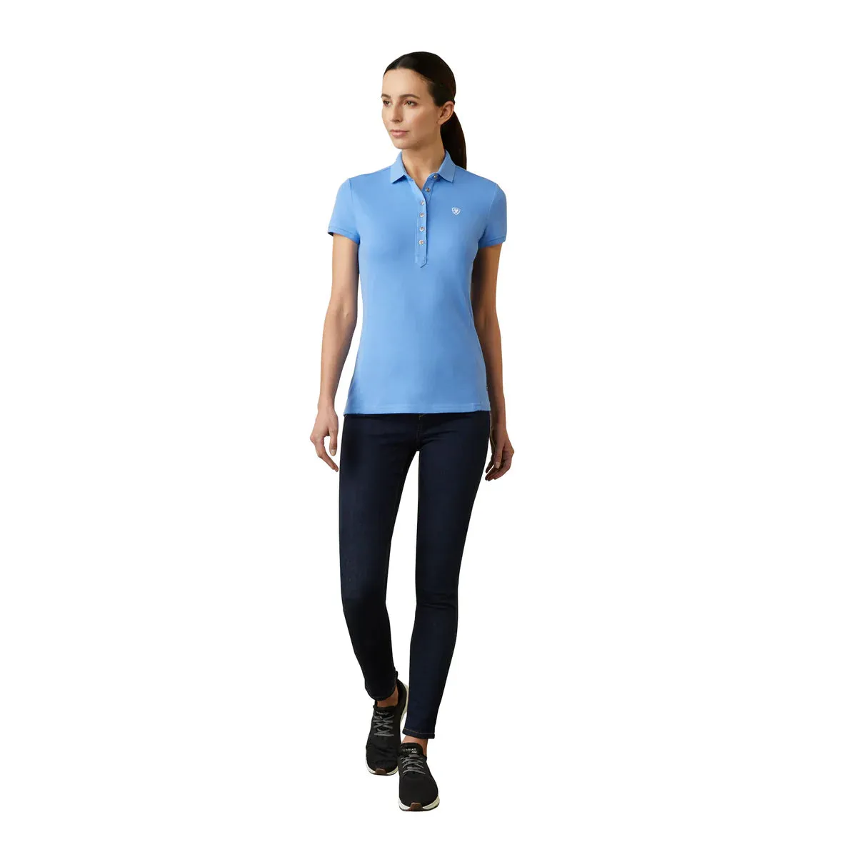 Ariat Ladies Prix 2.0 Polo Light Blue