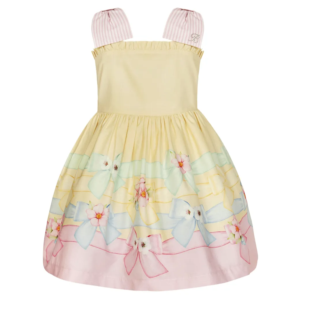 BALLOON CHIC - Bow Sun Dress - Lemon