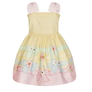BALLOON CHIC - Bow Sun Dress - Lemon