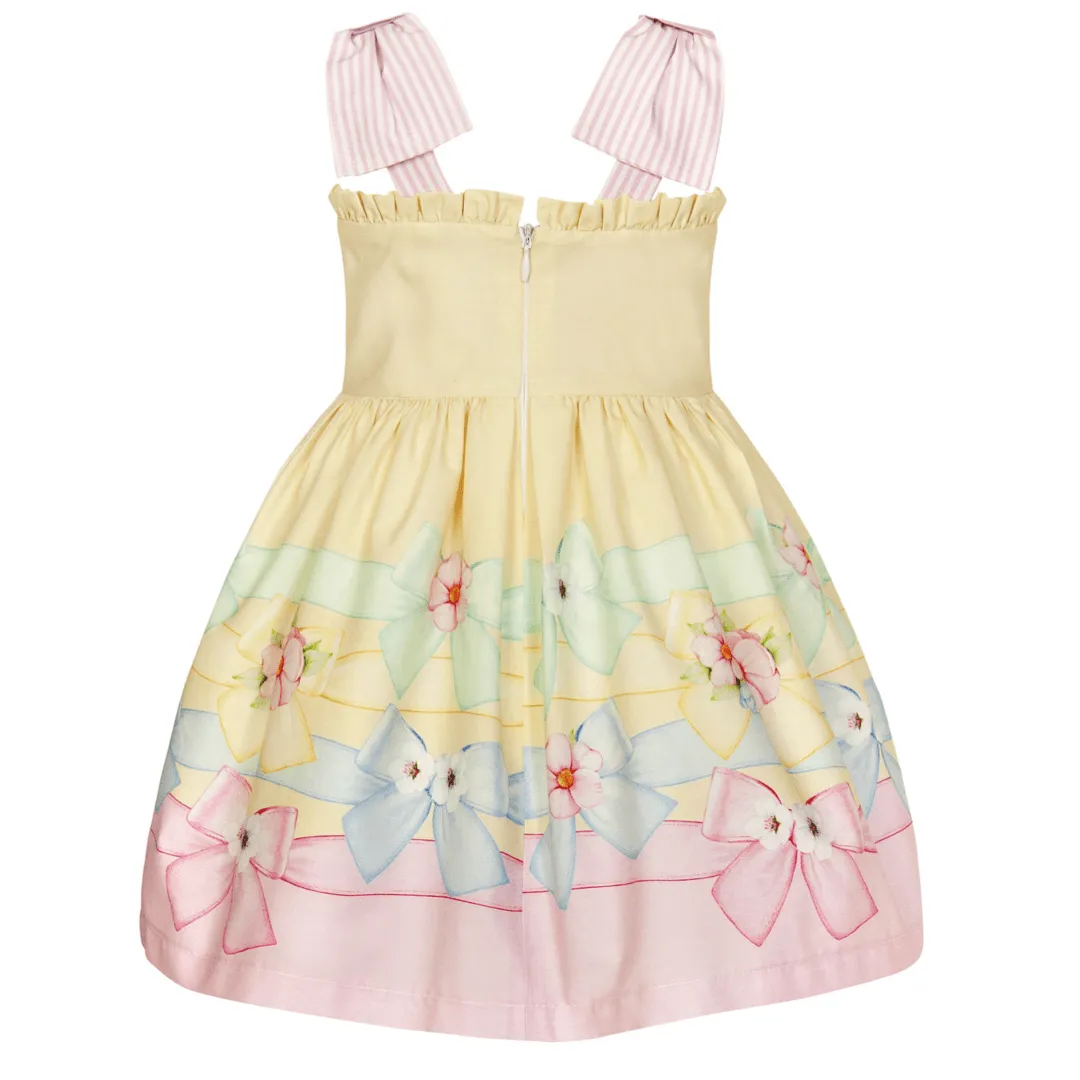 BALLOON CHIC - Bow Sun Dress - Lemon