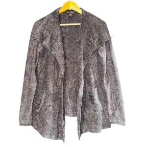 Barefoot Dreams CozyChic Lite  Cardigan Sweater Womens L Soft Cozy Pockets Warm