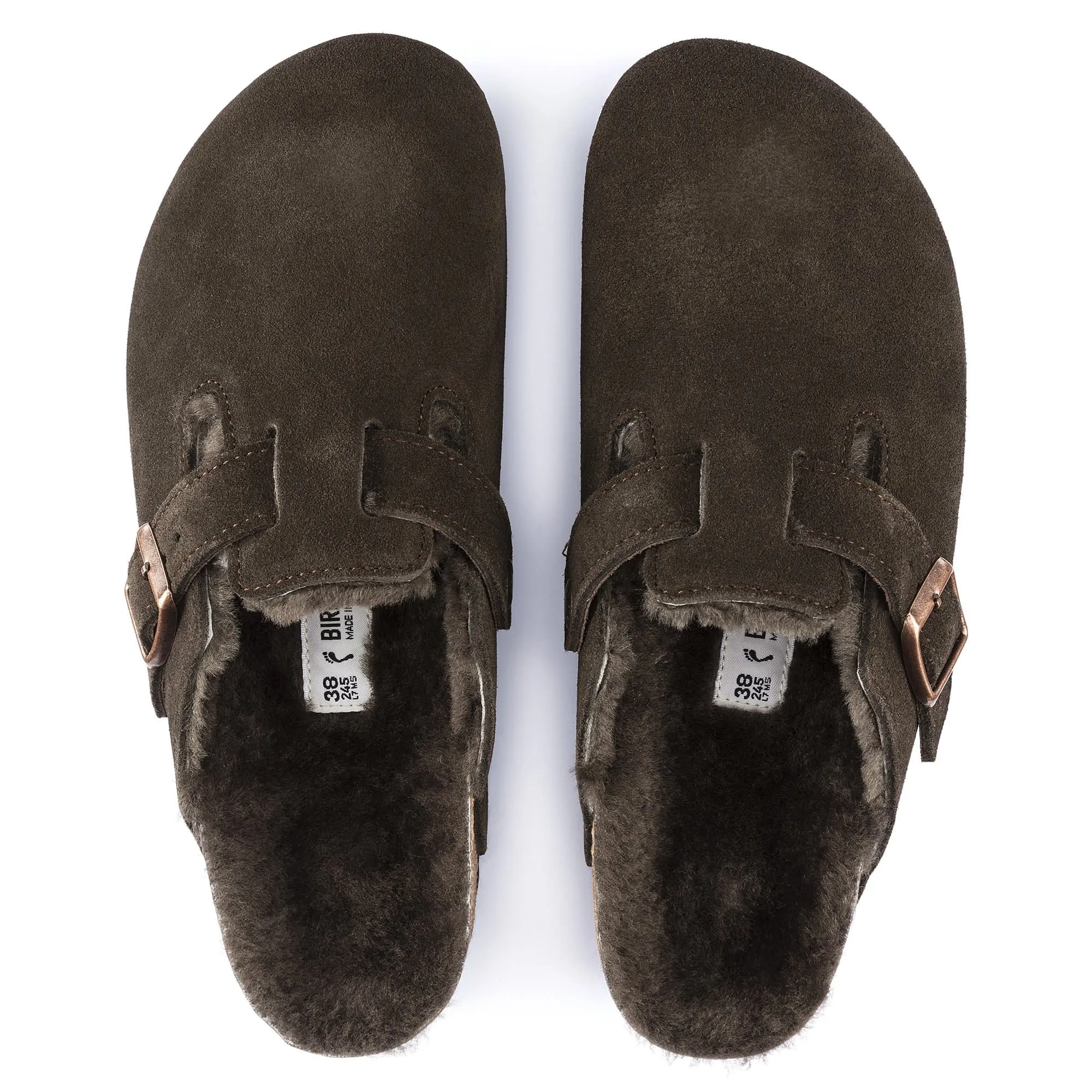 Boston Shearling Suede Leather