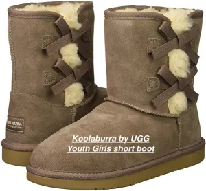 Brand new Koolaburra by UGG Girl's Victoria Short Boot, Colour is Cinder, Sz 1! Retails $115 