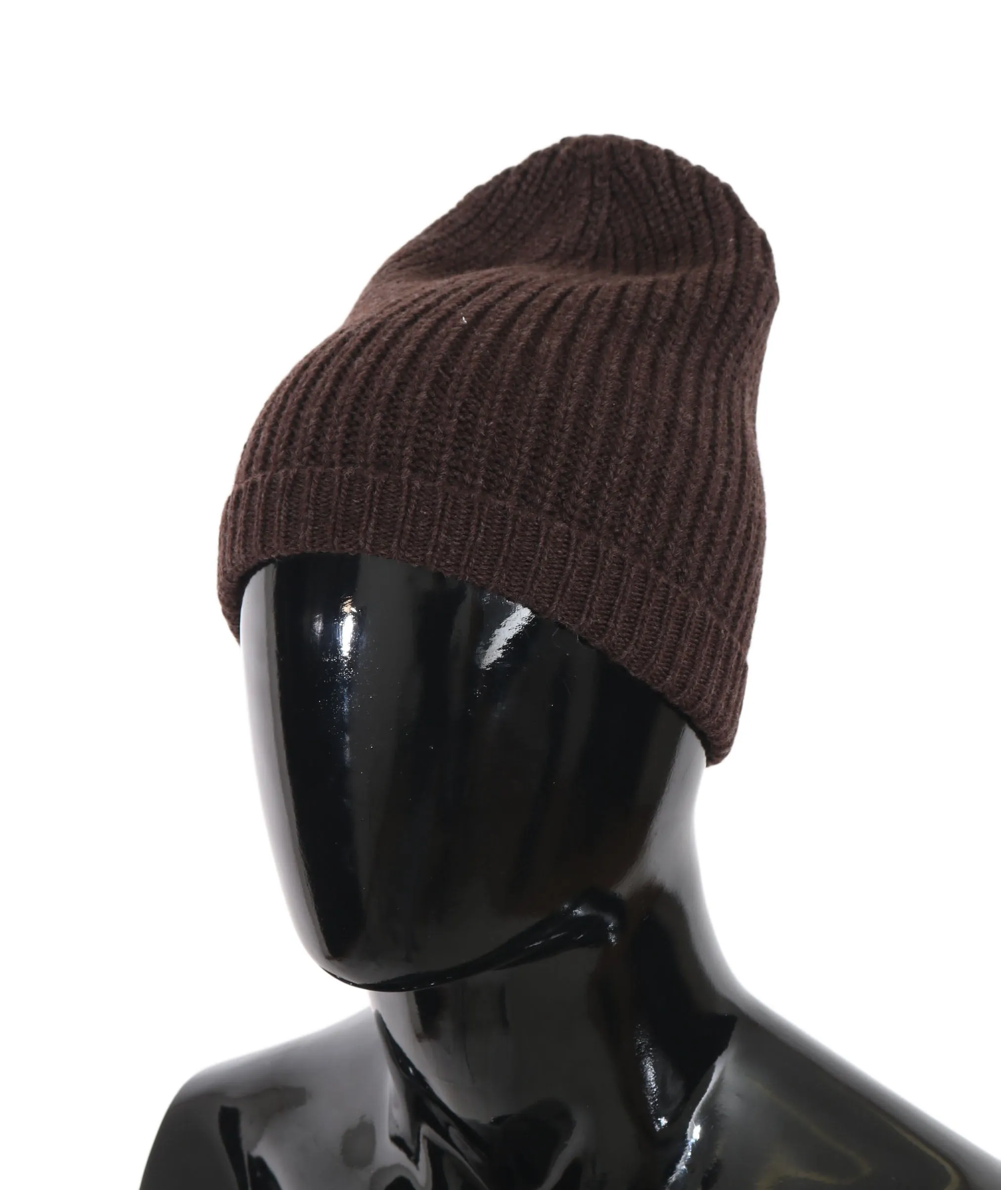 Brown Beanie Wool Knitted Winter Warm Hat