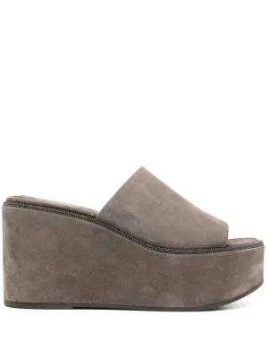 BRUNELLO CUCINELLI Classic High Flat Sandals for Women