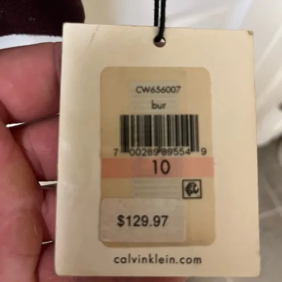Calvin Klein Women's Peacoat | Size 10 | Burgundy