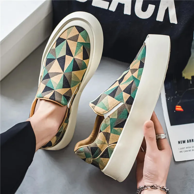 Casual Leather Walking Non-slip Soft Bottom Loafers