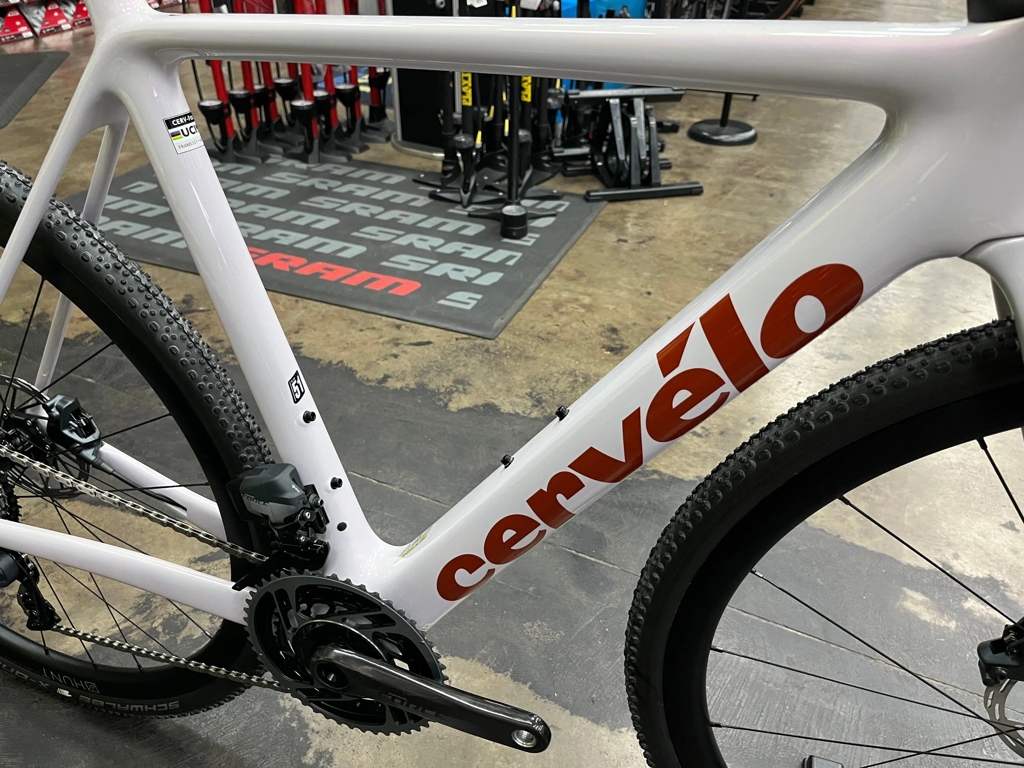 Cervelo R5-CX SRAM Force eTap AXS - 2x - Frost 2023