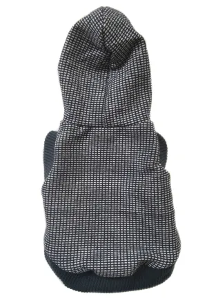 Checkered Black Hoodie