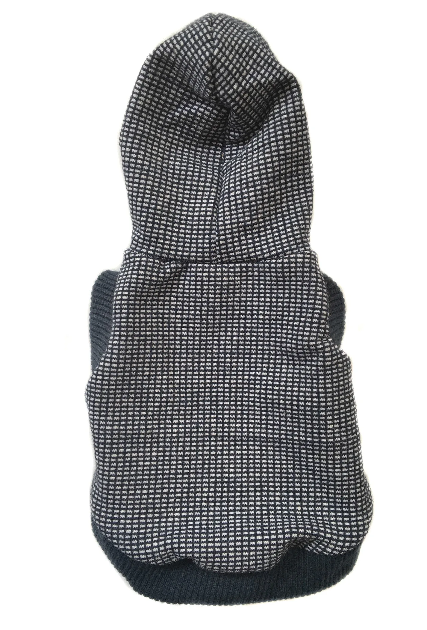 Checkered Black Hoodie