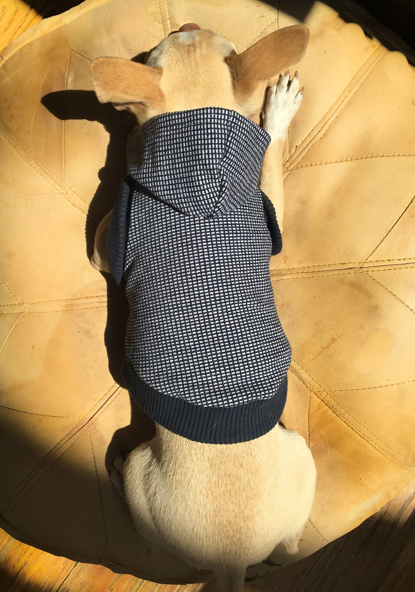 Checkered Black Hoodie