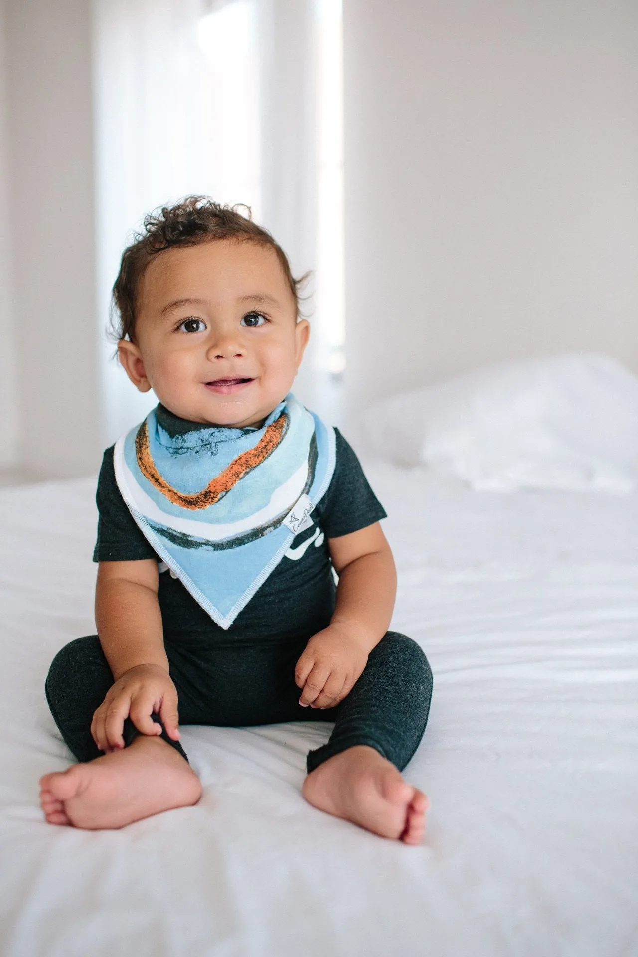 Copper Pearl Arctic Bandana Bib Set