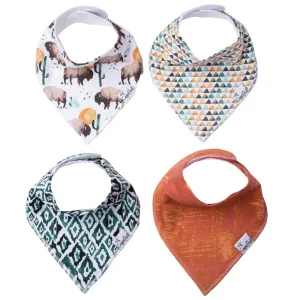 Copper Pearl - Bandana Bib (4 pack) - Bison