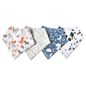 Copper Pearl - Bandana Bib (4 pack) - Rufus