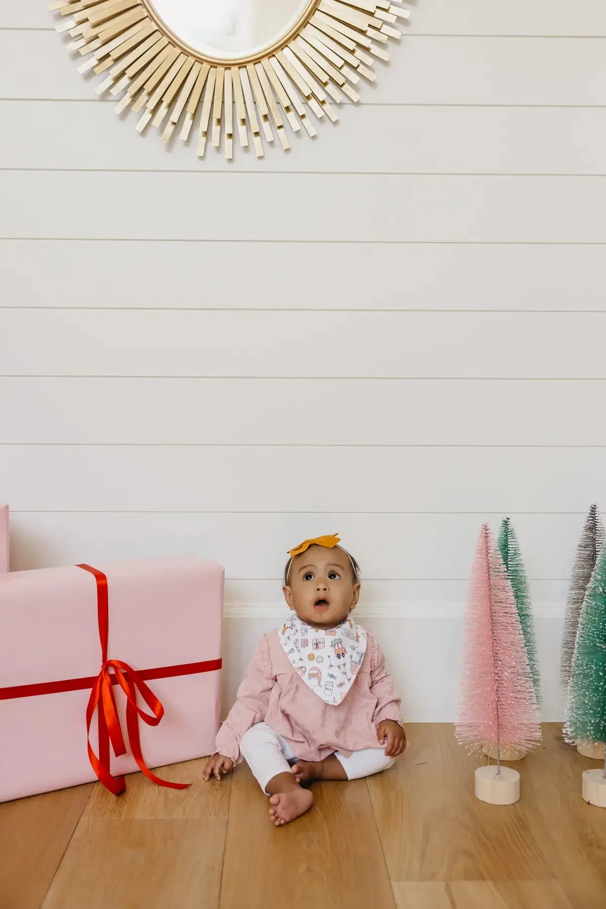 Copper Pearl Cindy Bandana Bib Set