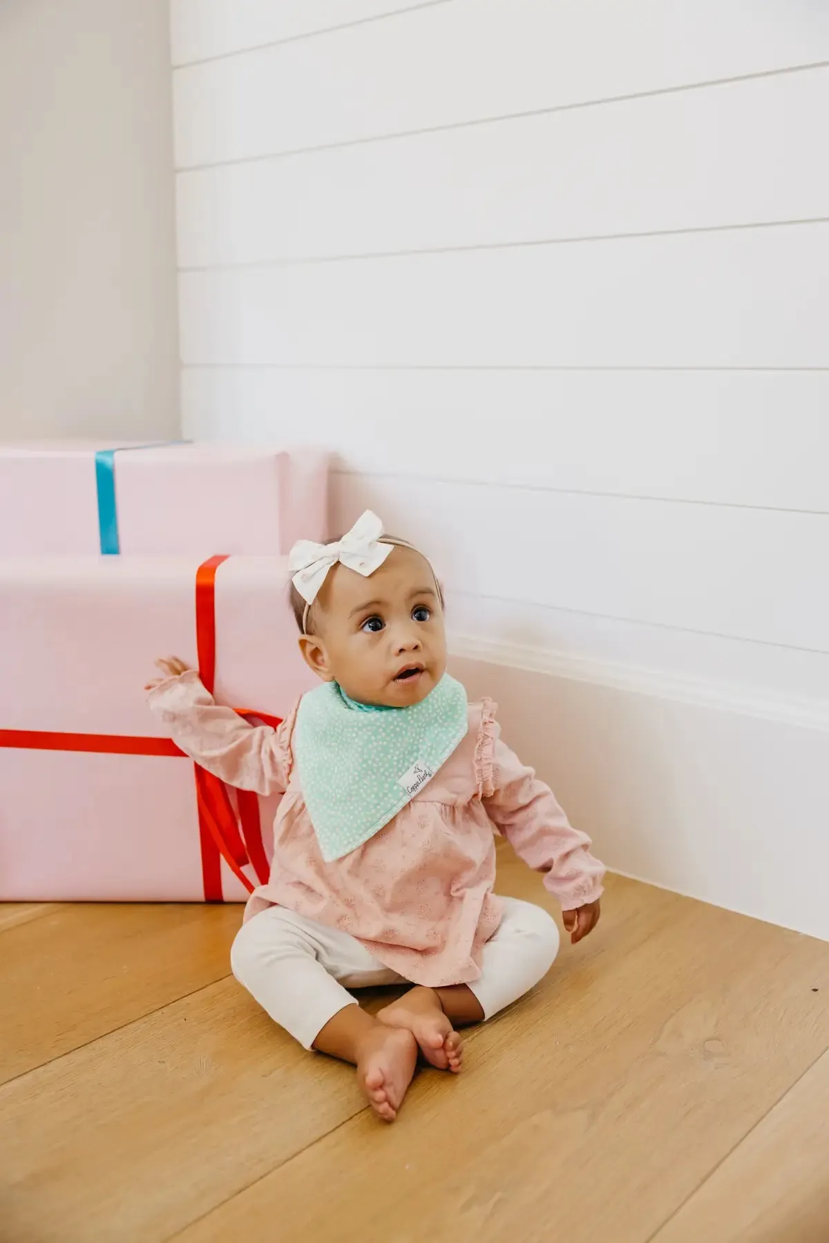 Copper Pearl Cindy Bandana Bib Set