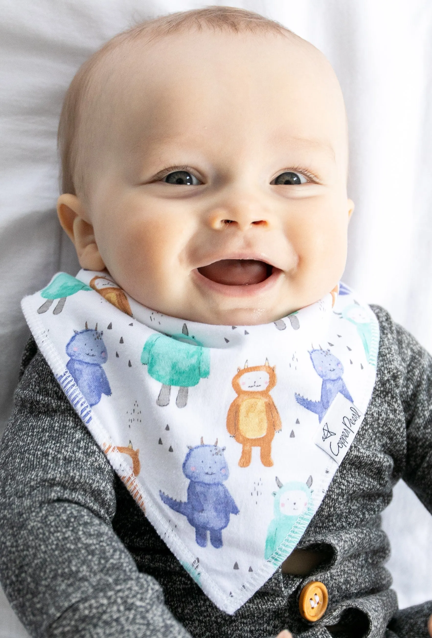 Copper Pearl Max Bandana Bib Set