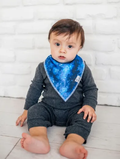 Copper Pearl Single Bandana Bib- Galaxy
