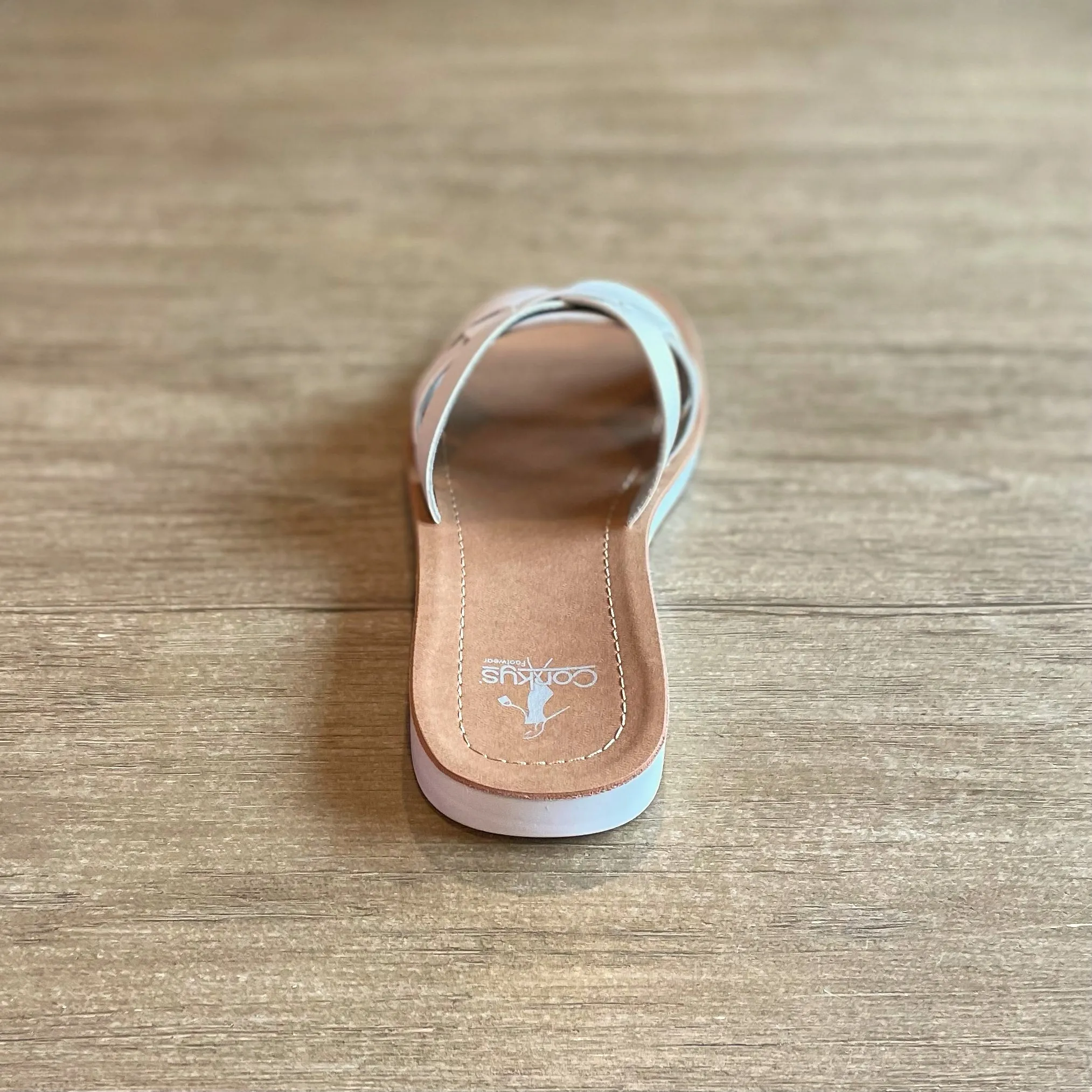 Corky's Rouge Sandal in White