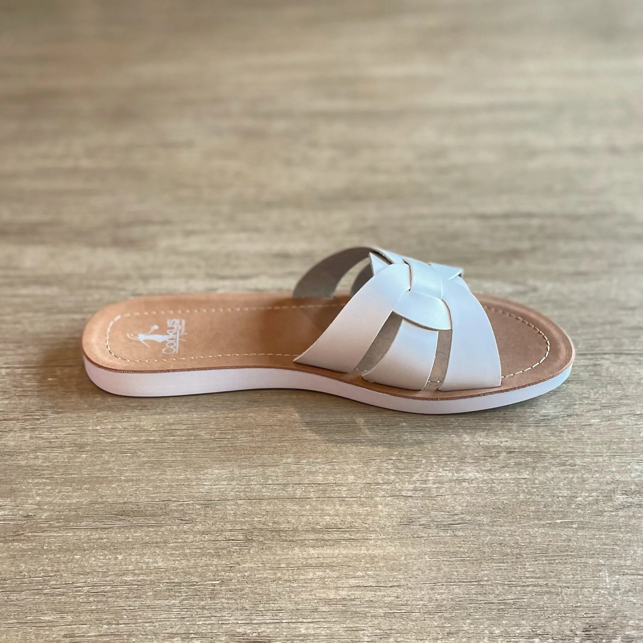 Corky's Rouge Sandal in White