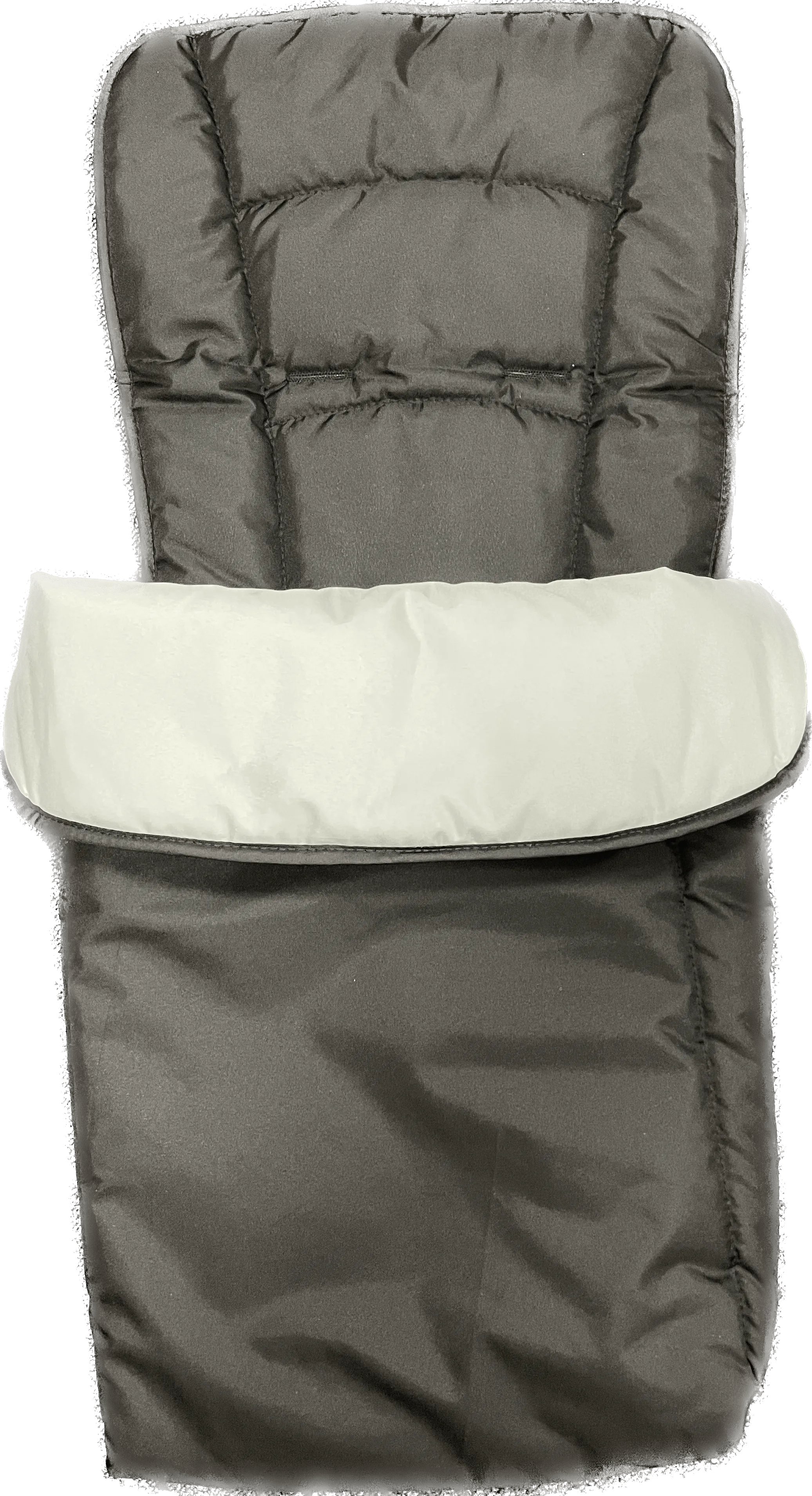 Cosytoe Snuggly Footmuff for Pushchair Baby Stroller All Weather Protection, Black with Grey Liner