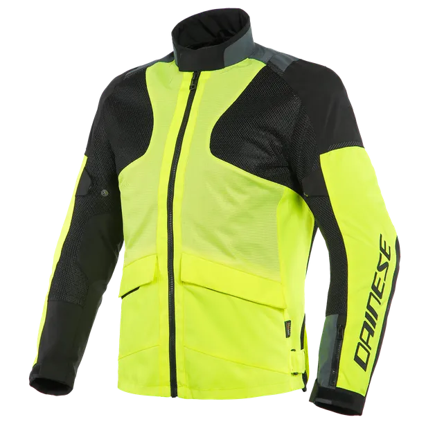 Dainese Air Tourer Textile Jacket (Yellow/Ebony/Black)