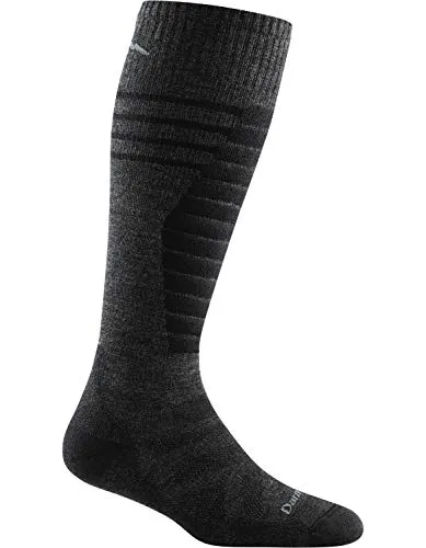 Darn Tough Womens 8013 Edge OTC Midweight with Cushion Padded Shin Merino Wool Socks