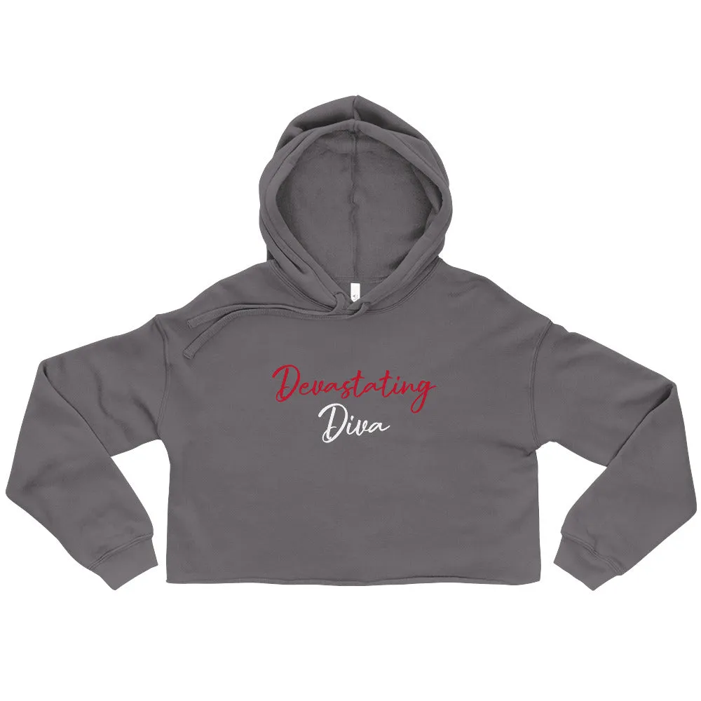 Devastating Diva Crop Hoodie