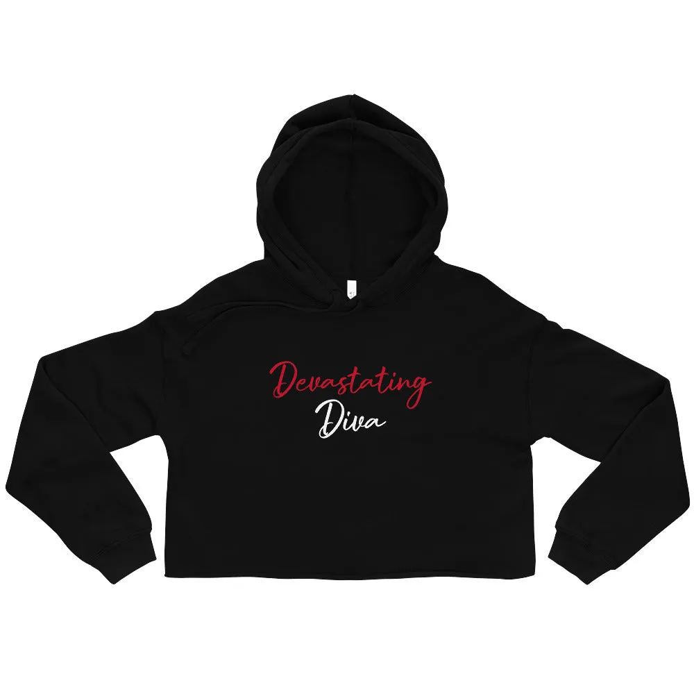 Devastating Diva Crop Hoodie
