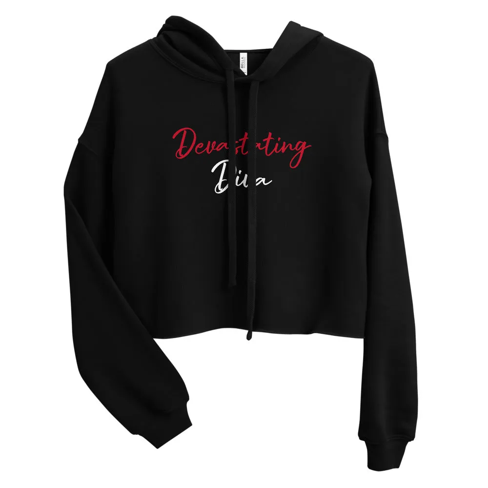 Devastating Diva Crop Hoodie