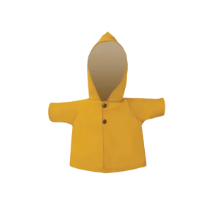 Dinkum Doll Clothing Ahoy Raincoat - Yellow