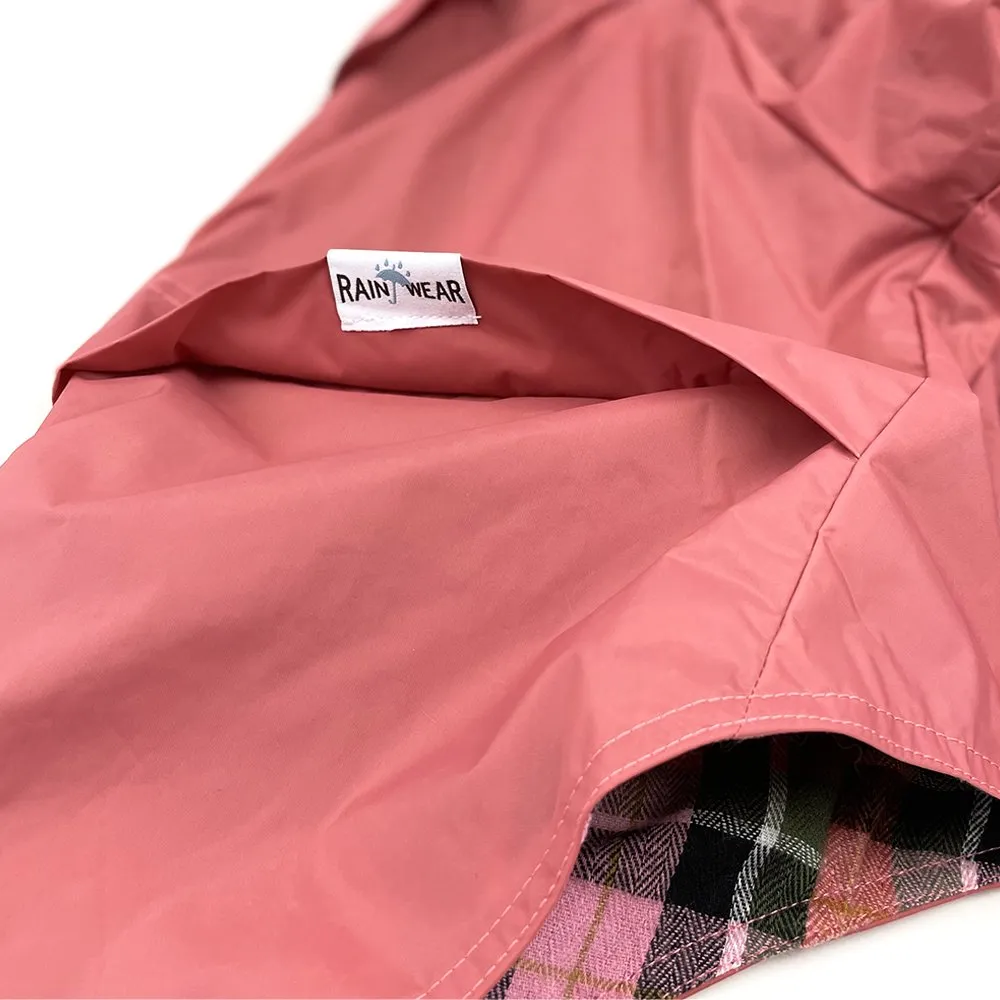 Dog Rain Jacket in Dusty Rose