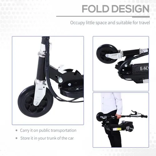 Electric Scooter for Kids – Dual Battery & Foldable with Adjustable Seat