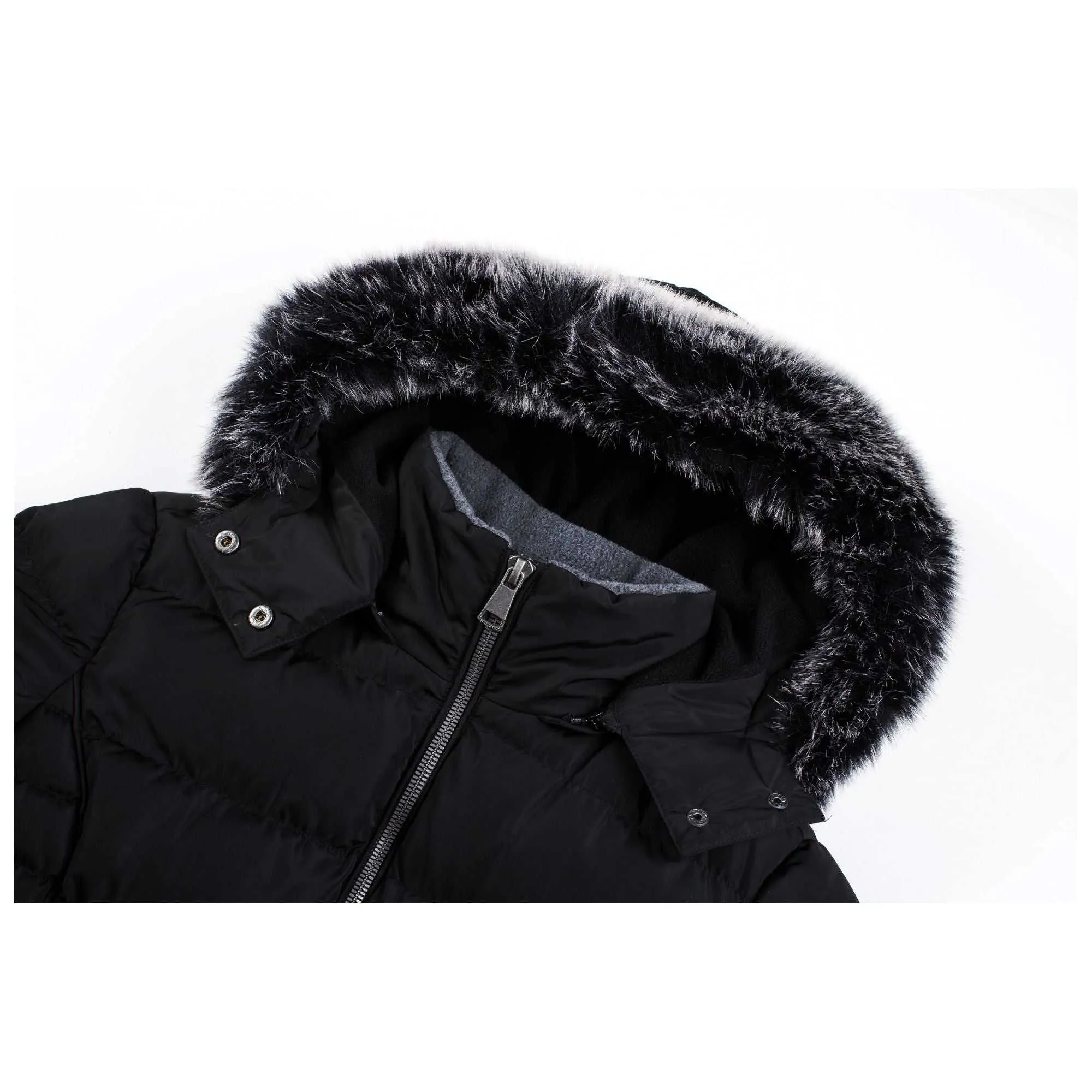 ELORA Women’s Winter Puffer Coat - Cozy Polar Fleece Lining & Detachable Hood