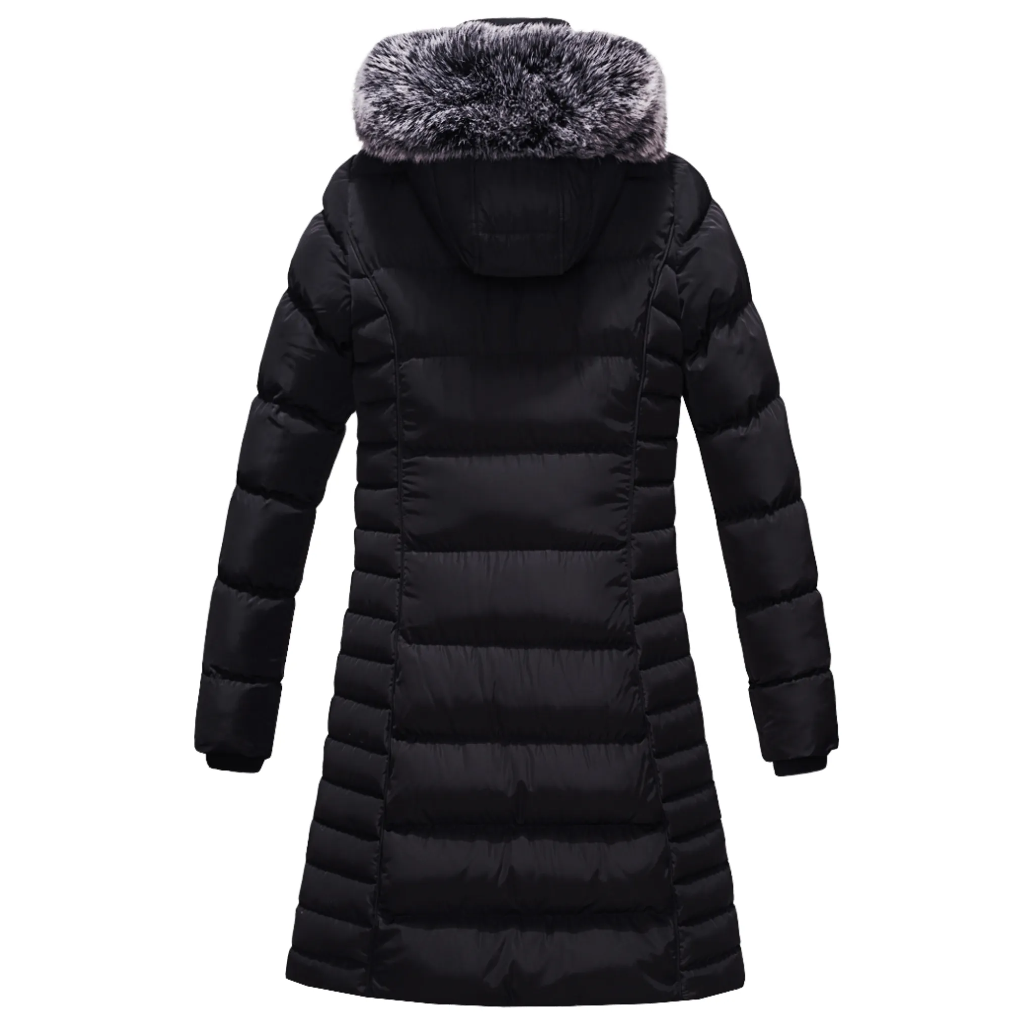 ELORA Women’s Winter Puffer Coat - Cozy Polar Fleece Lining & Detachable Hood